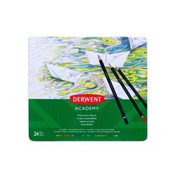 DERWENT PENCILS ACADEMY WaterColour Set Tin 24