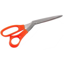 Marbig Economy Scissors Large 215mm (8.5Inch) Orange Handle
