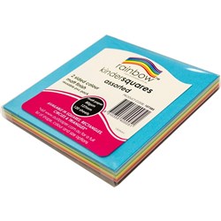 Kinder Squares Matte 127mm 80gsm Assorted Pack of 120