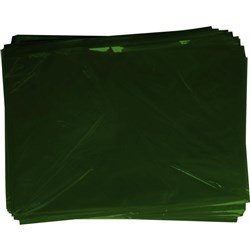 Rainbow Cellophane 750mmx1m Dark Green Pack of 25