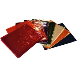 Rainbow Cellophane 750mmx1m Assorted Pack of 25