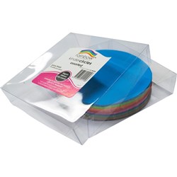 Kinder Circles Glossy 180mm 84gsm Assorted Pack of 500