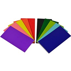 Rainbow Flash Card 290gsm 203mmx102mm Assorted 100 Sheets