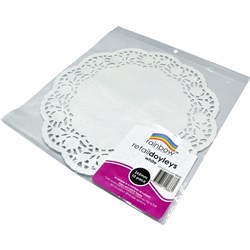 Rainbow Retail Doyleys 265mm White 10 Sheets Pack of 10