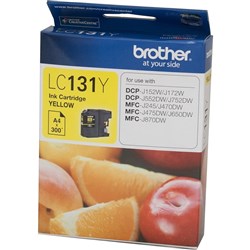 BROTHER LC131 YELLOW CARTRIDGE