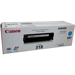 CANON CART318 CYAN TONER 2400 PAGES