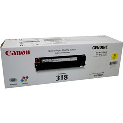 CANON CART318 YELLOW TONER 2400 PAGES