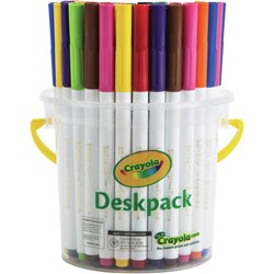 Crayola Thinline Markers SuperTips washable Desk pack 40 Assorted