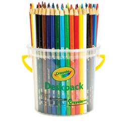 Crayola Coloured Pencils Full Size Desk pack 12 Colours Assorted Pack of 48