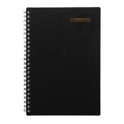 Cumberland Student Diary Week To View A5 Black
