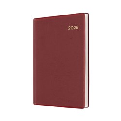 Collins Belmont Diary Day To A Page A7 Cherry Red 2025