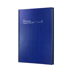 Collins Kingsgrove Diary 2 Days To A Page A4 Blue 2025