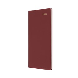 Collins Belmont Pocket Diary Week To View B6/7 Cherry Red 2025