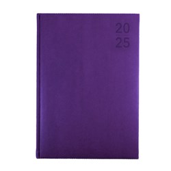 Debden Silhouette Diary A4 Week to View Lilac 2025