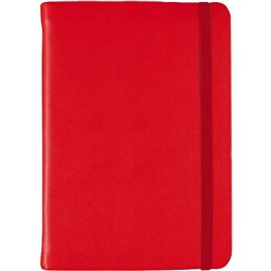 Collins Vauxhal Journal Notebook Quarto, Ruled, Red 192 Pages