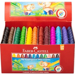 Faber-Castell Chublet Crayons Wax Crayons Assorted Pack of 96