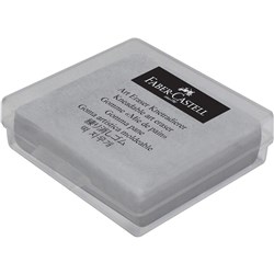 Faber-Castell Eraser 35x40x10mm Kneadable Grey Phthalate Free