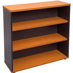 Rapid Worker Bookcase 900H x 900W x 315D Includes 2 Shelves Cherry and Ironstone