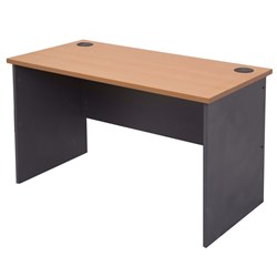 Rapid Worker Open Desk 1200mmW x 600mmD Beech and Ironstone