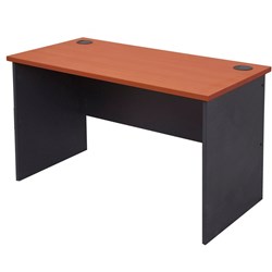 Rapid Worker Open Desk 1200mmW x 600mmD Cherry and Ironstone