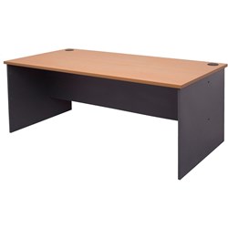 Rapid Worker Open Desk 1800mmW x 750mmD Beech and Ironstone
