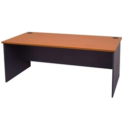 Rapid Worker Open Desk 1800mmW x 900mmD Cherry and Ironstone