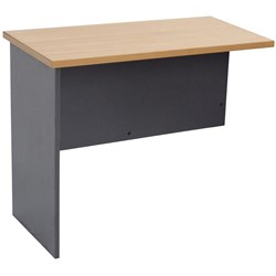 Rapidline Worker Desk Return 900W x 450D Beech and Ironstone