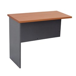 Rapidline Worker Desk Return 900W x 450D Cherry and Ironstone