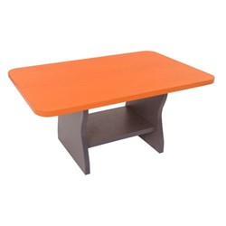 Rapid Worker Coffee Table 425H x 900W x 600D Cherry and Ironstone