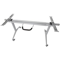 Mobile Flip Top Table Frame Only Expandable to Suit Tops 1500W to 1800W Precious Silver