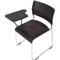 Wimbledon Chair Optional Tablet Arm Only For Training Rooms or Classrooms Black