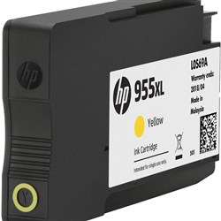 HP 955XL YELLOW INK CARTRIDGE YIELD UP TO 1,600 PAGES