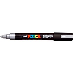 UNI-BALL POSCA POSTER MARKER Medium 2.5mm SILVER