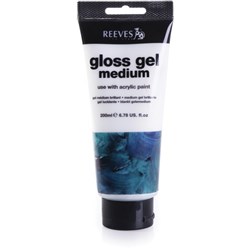 REEVES PAINT ACCESSORIES 200ml Gloss Gel Medium