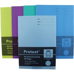 Protext Exercise Book A4 9mm Dotted Thirds 48 Page-Beetle