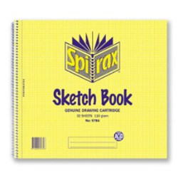 SPIRAX 578A SKETCH BOOK SIDE OPEN
