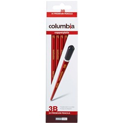 Columbia Copperplate Pencil Hexagon 3B Pack Of 20