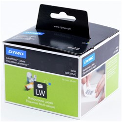 DYMO LABELWRITER LABELS Paper 57x32mm White (30334) S0722540 11354