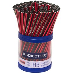 Staedtler 110 Tradition Graphite Pencil HB Class Pack Pk100