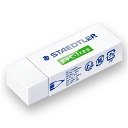 STAEDTLER PVC FREE ERASER Lrg 65x23x13mm