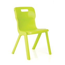 Titan Stackable Student Chair 310mm High Suits Age 3-5 Lime Shell