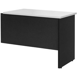 Logan Desk Return Right or Left Side 600W x 750D White and Ironstone