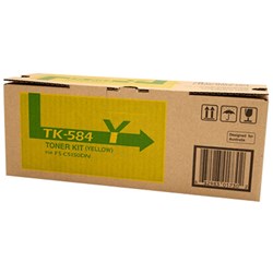 Kyocera TK584Y Toner Cartridge Yellow