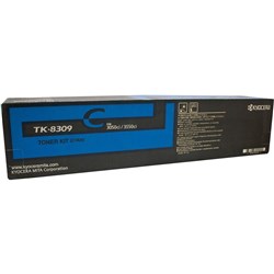 Kyocera TK8309C Toner Cartridge Cyan