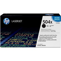 HP CE250X 504X Toner Cartridge High Yield Black