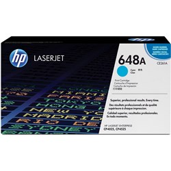 HP CE261A 648A Toner Cartridge Cyan