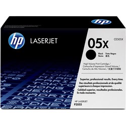 HP CE505X 05X Toner Cartridge High Yield Black