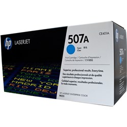 HP CE401A 507A Toner Cartridge Cyan