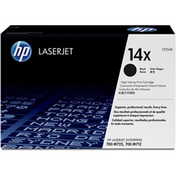 HP CF214X 14A Toner Cartridge High Yield Black