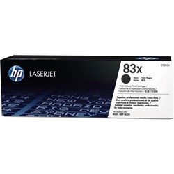 HP CF283X 83X Toner Cartridge High Yield Black